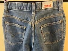 VTG Levi  s Orange Tab Jeans Dark Wash High Rise bootcut sz 26 see photos A032 