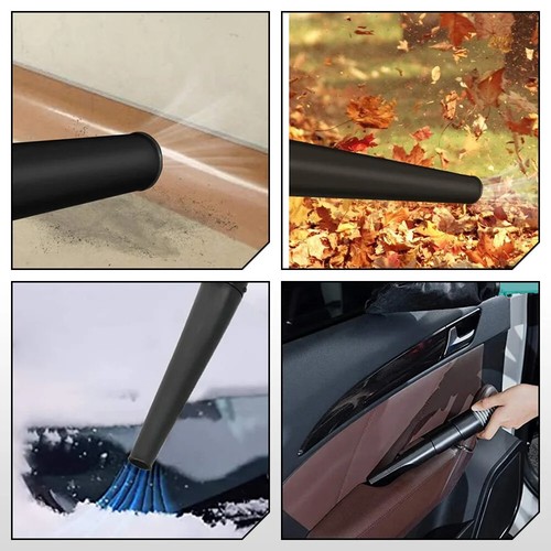 Electric Air Blower Dust Cleaner 2 In 1 Cordless Handheld Garden Leaf Cleaning - Picture 6 of 7