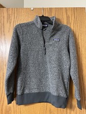 EUC Women  s Patagonia 1/4 Zip Gray Fleece XS