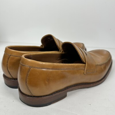 Brooks Brothers Brown Leather Penny Loafers Dress Shoes Mens Size 9.5 D USA Made Brooks Brothers Brown Leather Penny Loafers Dress Shoes Mens  main image 2