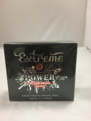 Extreme power by new brand for men Eau de toilette 3.3fl