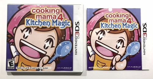 Cooking Mama 4: Kitchen Magic (Nintendo 3DS, 2011) Case And Manual Only