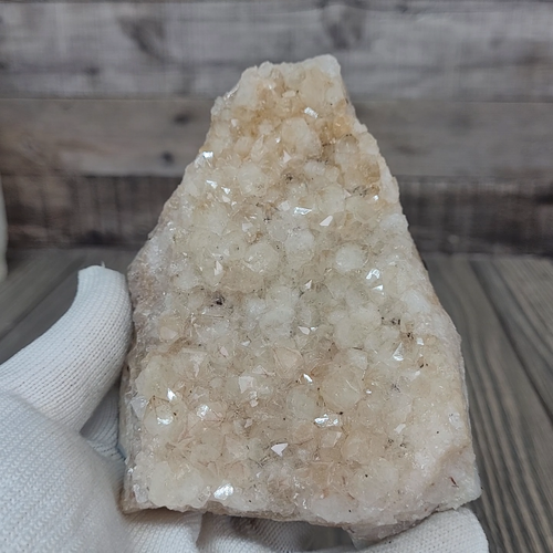 Citrine 1.5 lb Natural Light Druzy 5.5x4" Geode Crystal Cluster Brazil Untreated - Video 1 of 1
