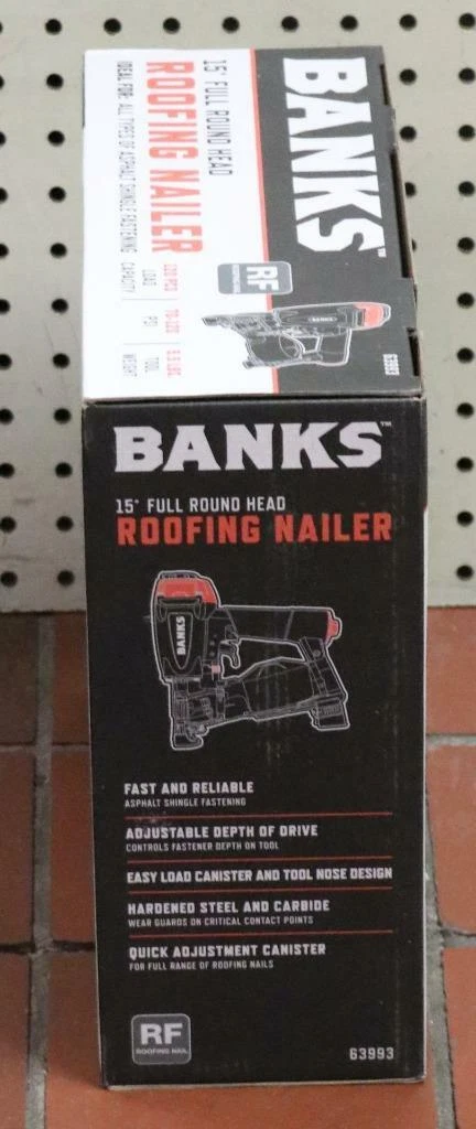 Banks sale roofing nailer