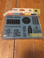 10 PC Stamp Set by EK Success Foam Stamp Set ITRS005K NIP Seasonal