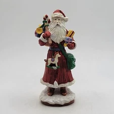 Russ Berrie And Co Handpainted Santa Claus Figurine 4” Ceramic