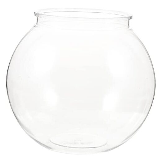 Plastic Fish Bowl, Clear Ivy Bowls Round Clear Aquarium Small Fishbowl