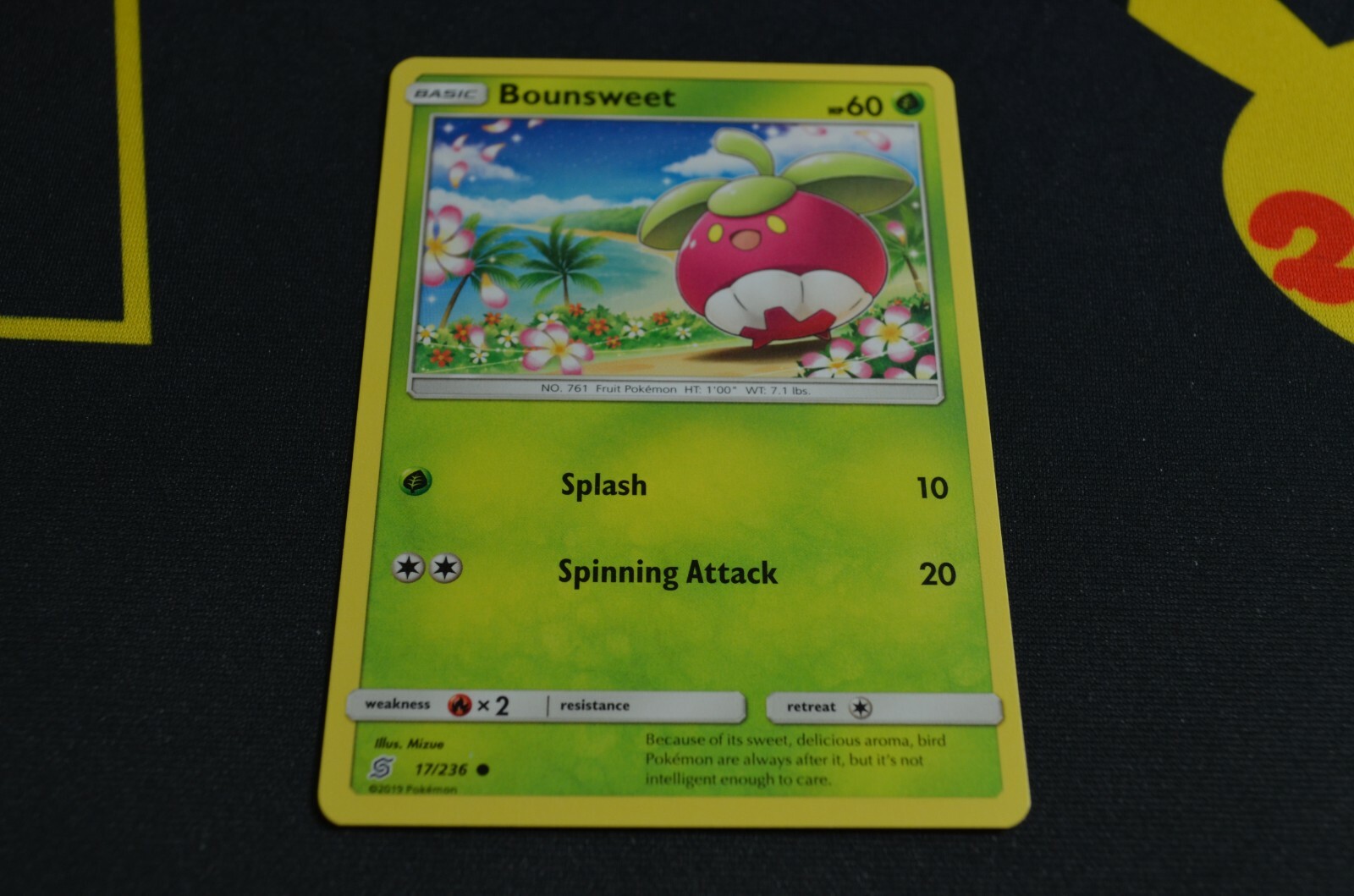 Pokemon BOUNSWEET Sun & Moon Unified Minds 17/236 NM/Mint