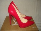 100% AUTH NEW WOMEN LOUBOUTIN PIGALLE PLATO 120 CHERRY PINK PUMPS/HEELS US 8 — photo 7