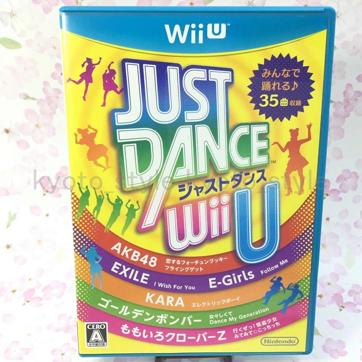USED Nintendo Wii U JUST DANCE R 21900 JAPAN IMPORT