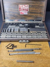 STARRETT CROBLOX Square Gage Block Set SC36A1 Inspection Tooling Machinist Hoke