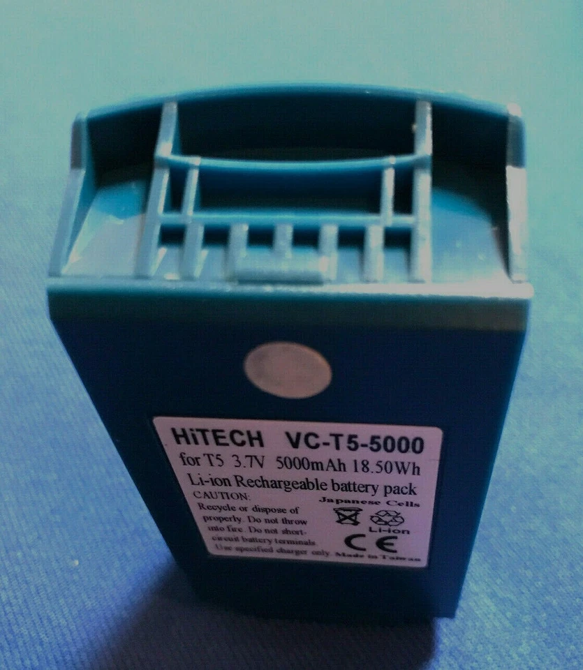 6 baterias Hitech VOCOLLECT/Honeywell T5 #730022,136020805B (Japão Li 5Ah18.5Wh) - Imagem 3 de 3