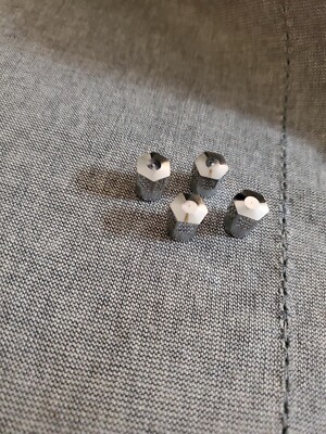 Silver Valve Stem Caps