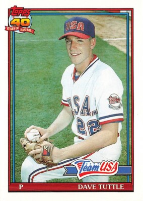 1991 Topps Traded #122T David Tuttle USA
