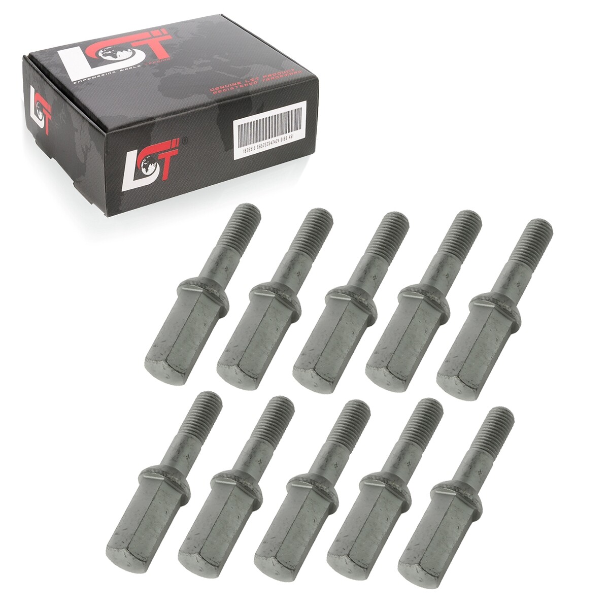 10x Wheel Bolt Ball Seat R12 M12X1.5 X 85mm