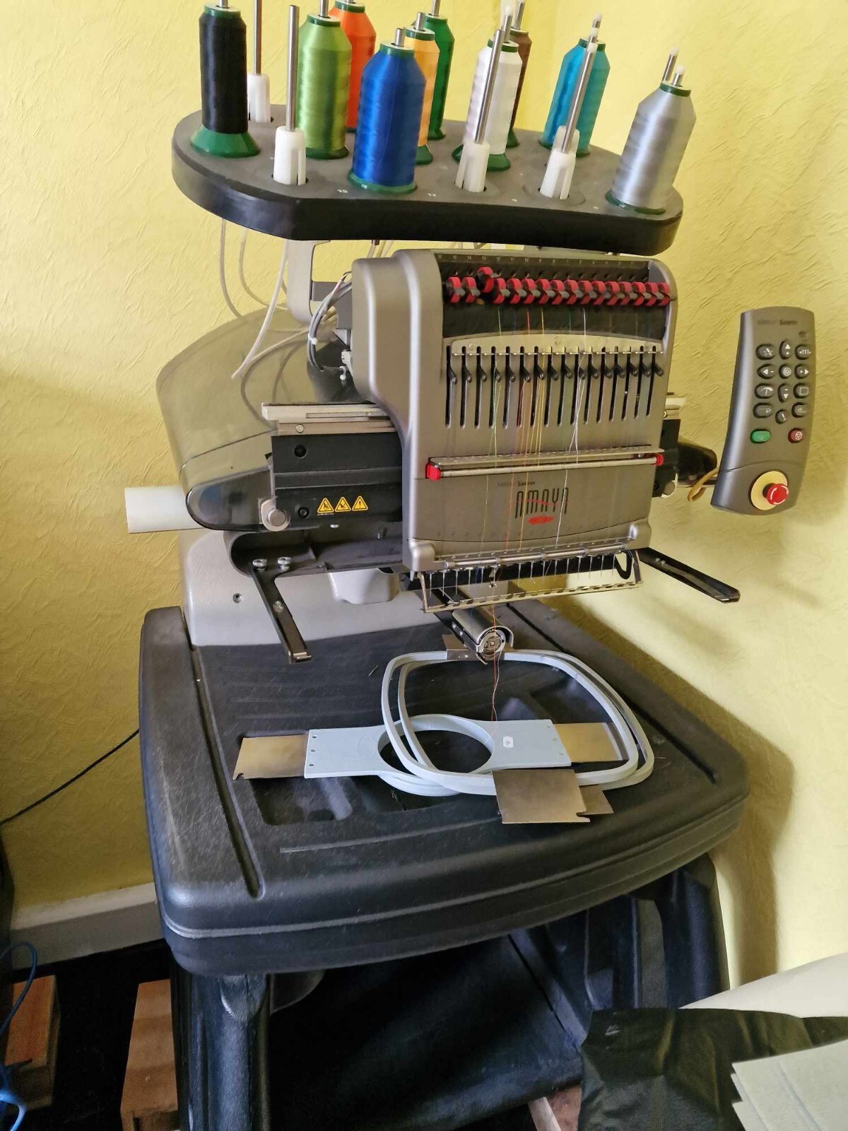 Amaya Melco 16 needle Embroidery machine x 2 eBay