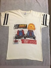 1986 World Of Outlaws MILLER AMERICAN 200 Syracuse NY Dirt Sprint Large T-Shirt