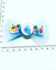 Handmade Hair Bows - Holiday - Christmas - Cinderella - Barrette 1