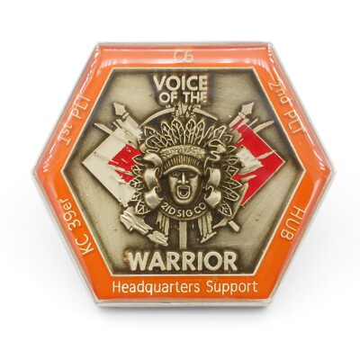 [209] U.S. Army 2ID Signal Company Challenge Coin - Warrior Voice | eBay