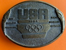 Olympic Belt Buckle 1984 Yugoslavia Los Angeles