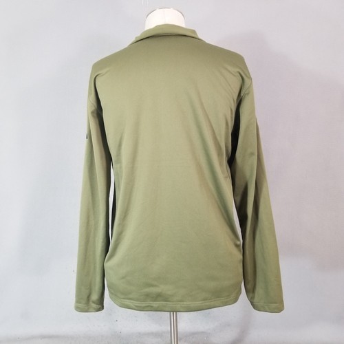The North Face sweater jacket men's large green fleece long sleeve ¼ zip - Picture 10 of 15