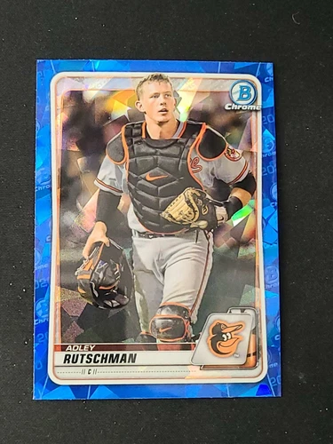2020 Bowman Chrome Draft Picks Sapphire Adley Rutschman Baltimore Orioles No....