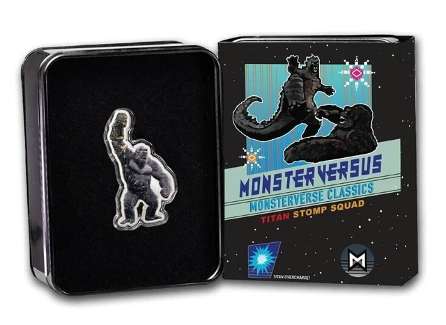 Ebay Live 25.19 2024 New EmpireKing Kong Shaped 1 oz Colorized Proof Silver Coin