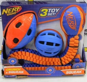 nerf dog toy set