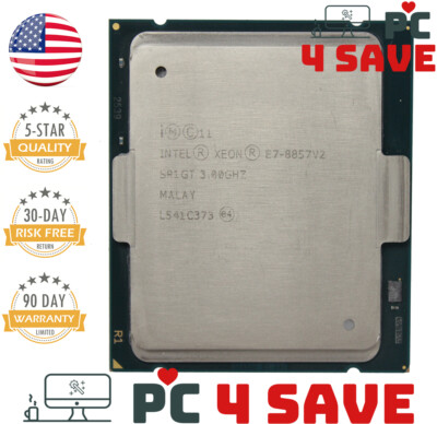 Intel Xeon E7-8857 V2 CPU 3.0 GHz 30MB 12-Core LGA 2011 Server SR1GT 130W SR1GT
