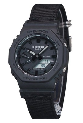 Casio G-SHOCK Analog-Digital Eco Cloth Strap Quartz GA-2100BCE-1A Mens Watch