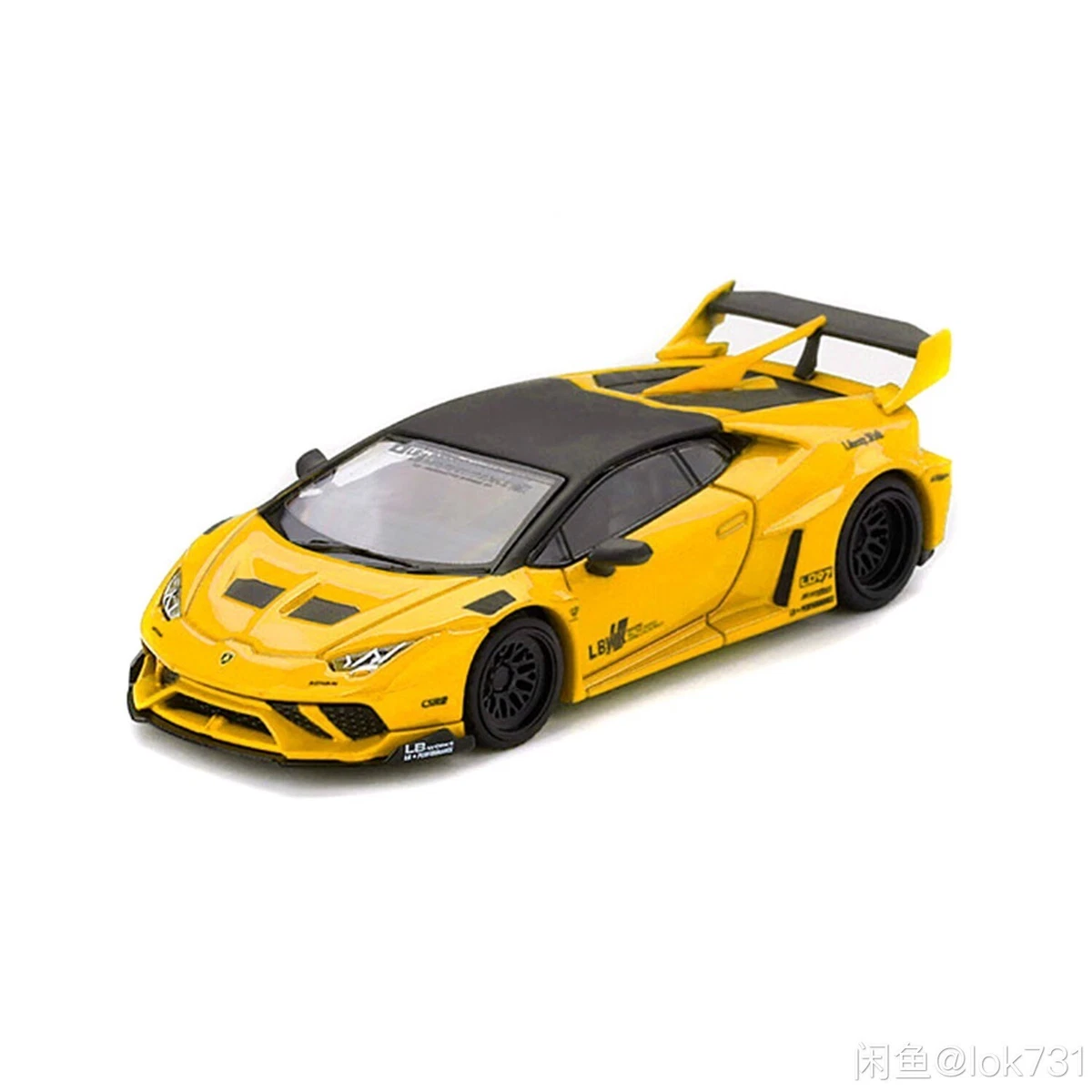 MINI GT 130 LB WORKS Yellow Lamborghini Huracan GT-Giallo Auge 
