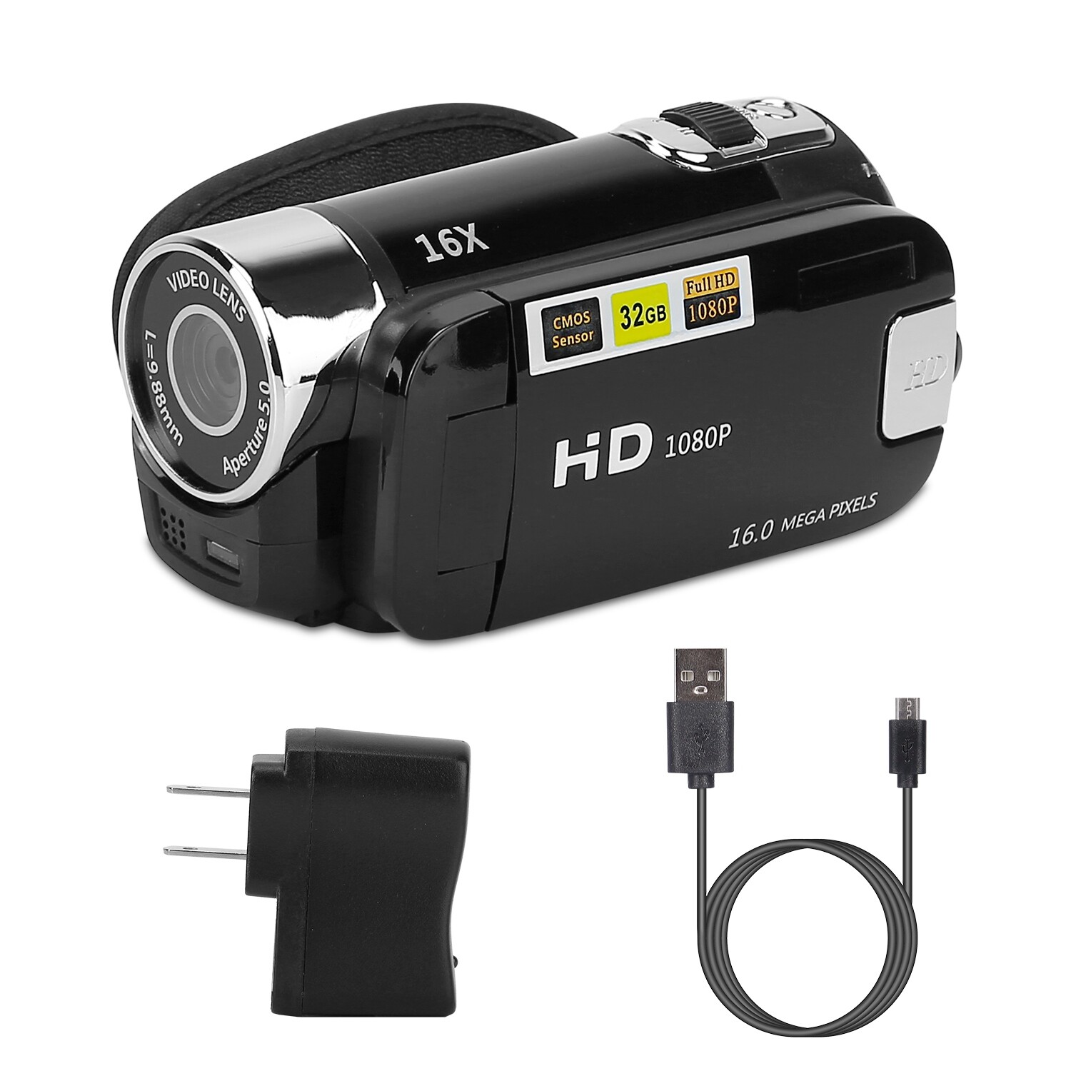Video Camera Camcorder Digital YouTube Vlogging Camera Recorder 16X Digital Zoom