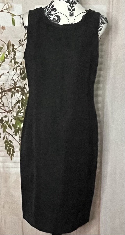 Marks&Spencer Portfolio Black Sleeveless Sheath Special Occasion Dress Size 10 eBay