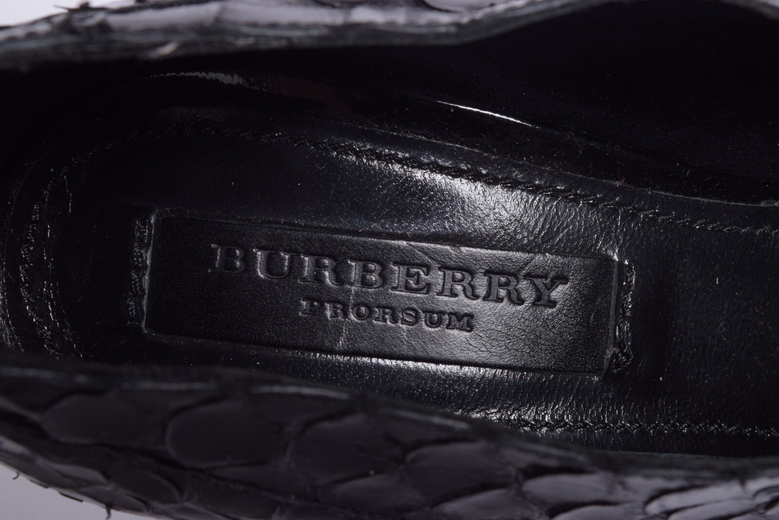 Burberry women's ankle boots with python leather,… - image 9