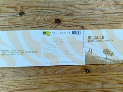 ORANGER - THE QUIT VIBRATION  LAND - CD 2000 - Psycheldelic Rock  -GRATISVERSAND