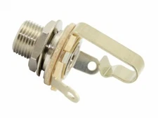 Switchcraft 1/4" Long-Thread Mono Jack - For Guitar/Luthier