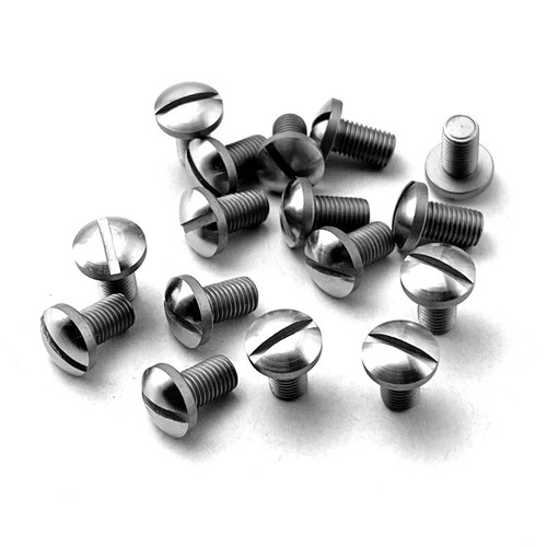 Replacement Stainless Steel Slotted Round Head Screws Set for 1911 Grips Model - Picture 2 of 8