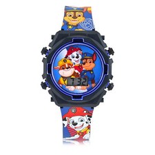 PAW PATROL Chase  Marshall Digital LCD Watch w/ Flashing Light-Up Face NWT NIB