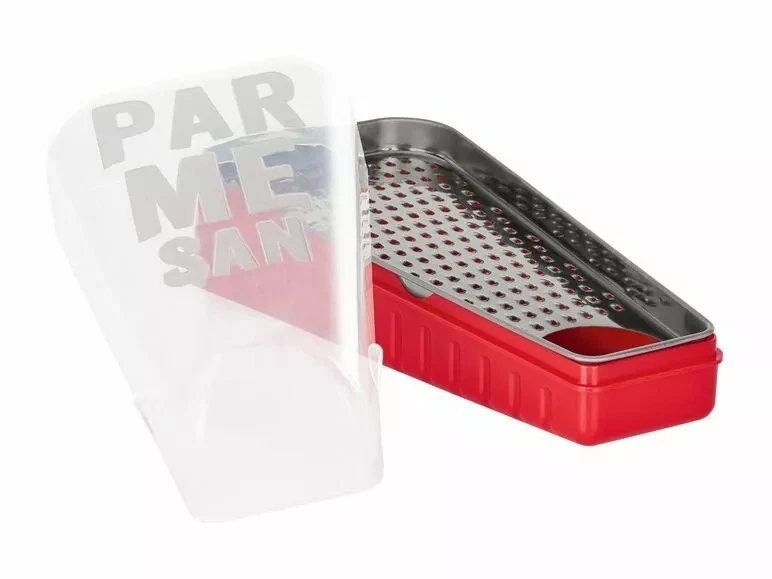 ERNESTO® Parmesandose mit rostfreiem Edelstahl Reibe / BPA-frei - Bild 2 von 4