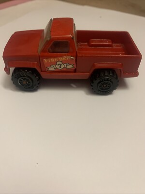 Vintage Tonka Mini Pickup Truck 4'' Scale Modell Feuerwehr - gebrauchter Zustand