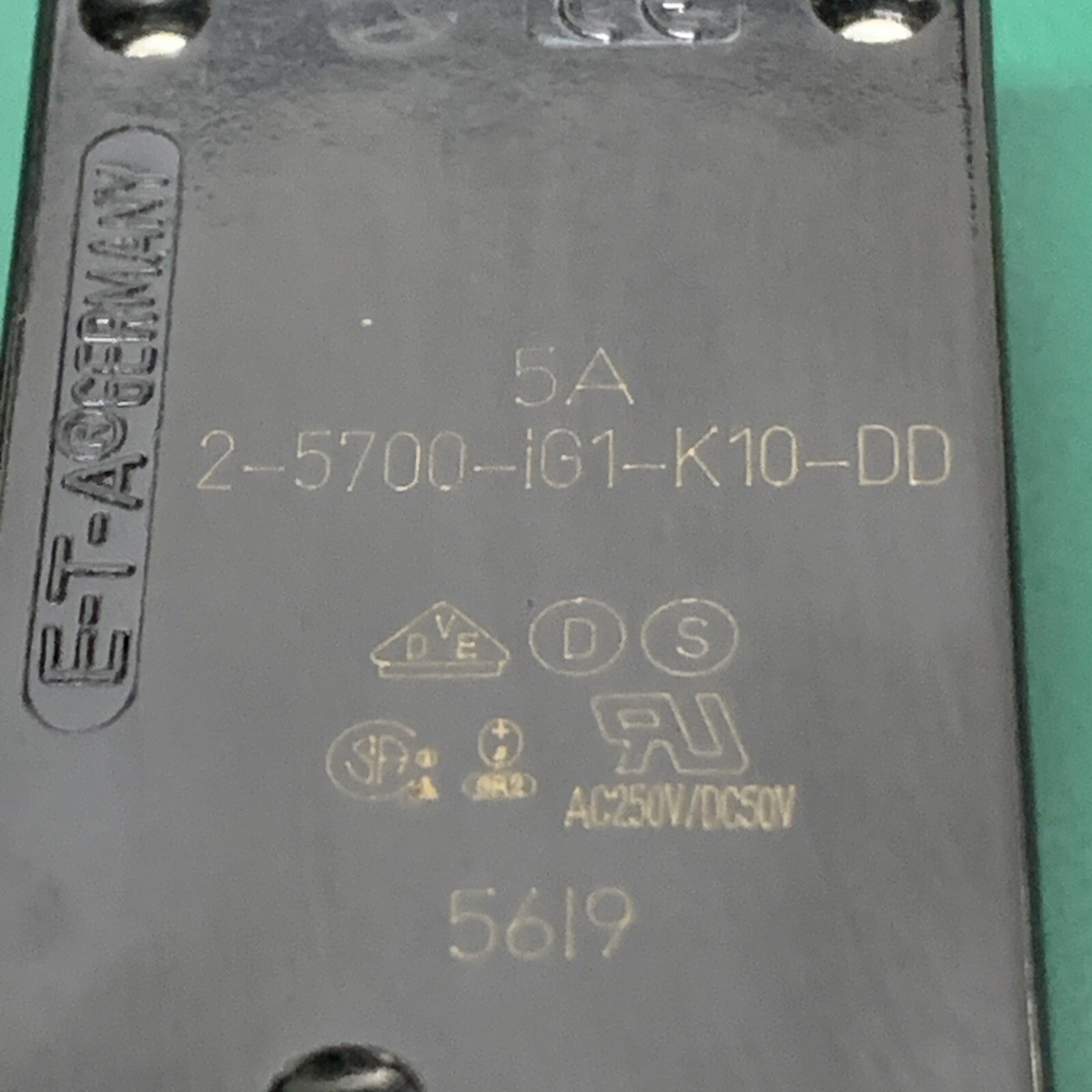 2 5700 IG1 K10 DD 25A ET11467013 E T A E T A 2 5700 IG1 K10 DD 25A - Foto 5