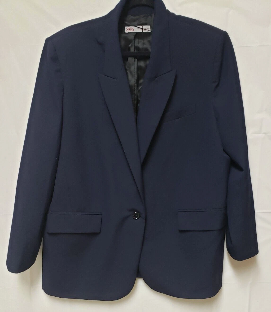 Zara Women’s Business Casual Boyfriend Blazer Navy Blue Sz XXL NWOT Fully Lined
Opens in a new windo
