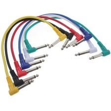6 Pcs Audio Cable Musical Instrument Effect Guitar Cables Electric Connection