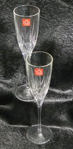 Disaronno Crystal Champagne Flutes Set Of  2