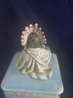 Antique Majolica Native American Indian Chief Figural Tobacco Jar Humidor — photo 9