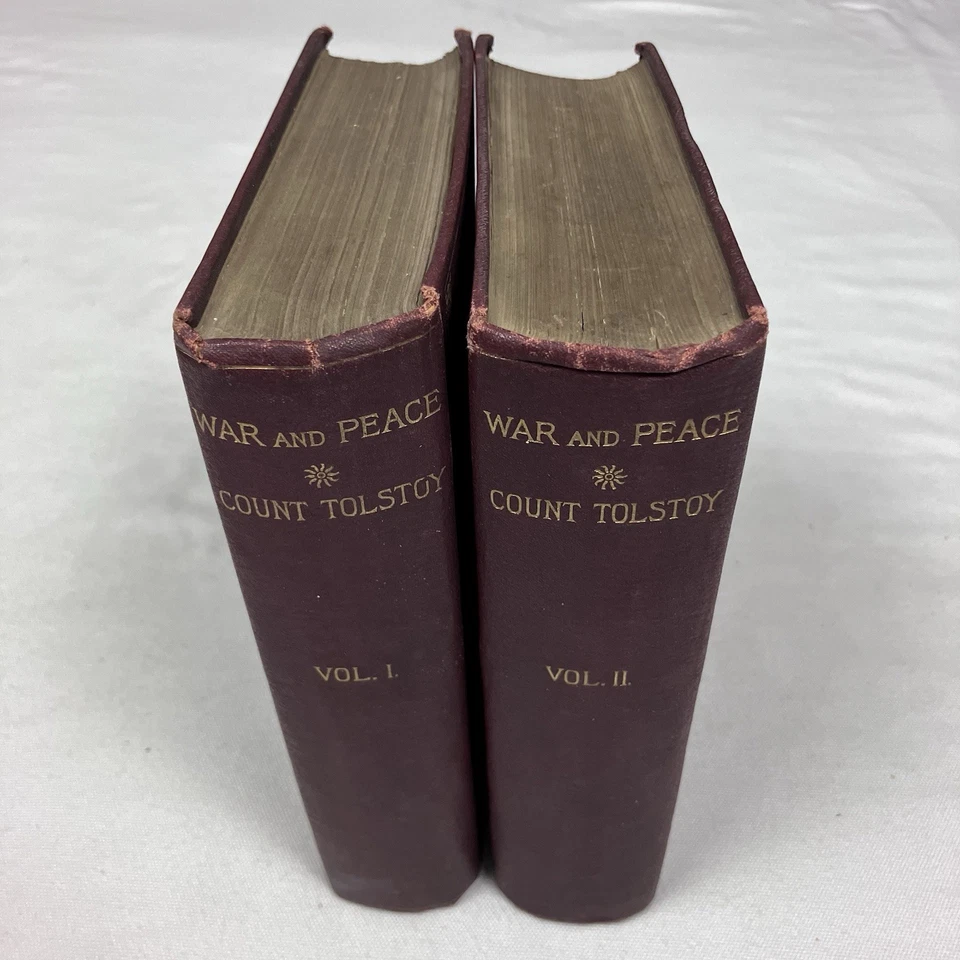 War And Peace Count Tolstoy Circa 1900 Illustrated By E H Garrett - Image 2 of 4