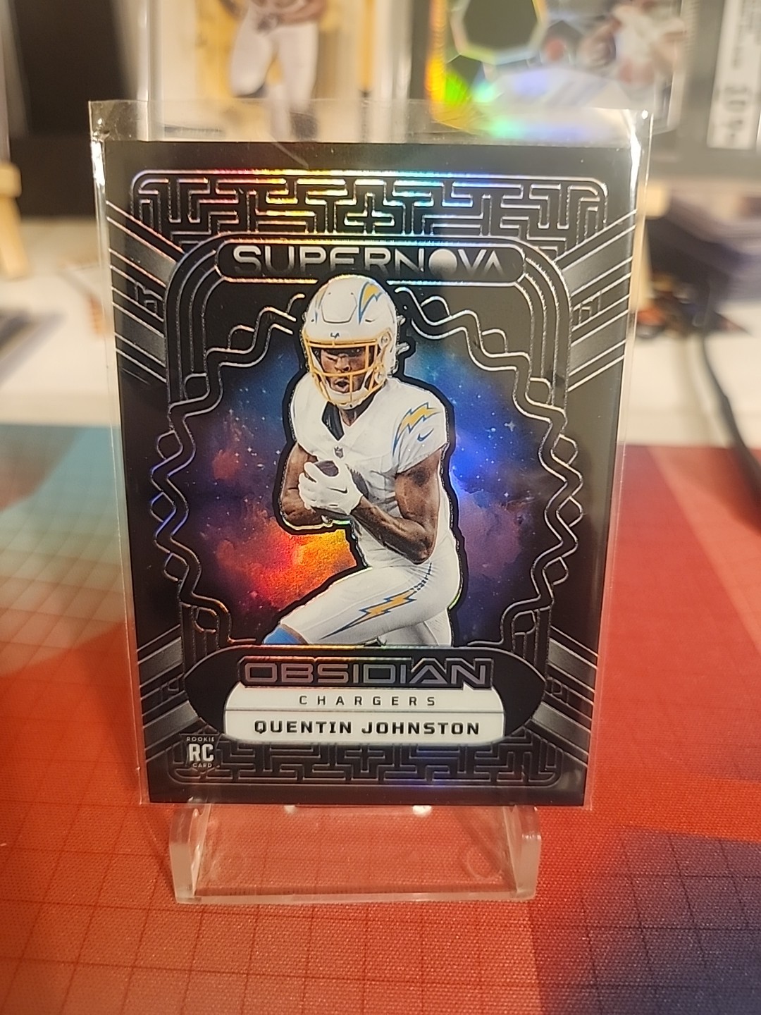 2023 Panini Obsidian - Supernova Quentin Johnston #17 /135 (RC)