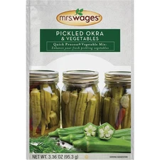Mrs. Wages Quick Process 3.36 Oz. Okra & Vegetables Pickling Mix W668-J7425 Mrs.