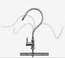 Gooseneck Water Filter Purifier Faucet Stainless Steel 1/4' PE Quick Connect