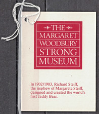 STEIFF: TAG FOR REPLICA OF TEDDY BEAR FROM THE MARGARET WOODBURY STRONG MUSEUM